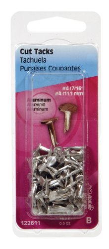 HILLMAN No. 6 X 1/2 in. L Silver Copper Cut Tacks 0.5 pk