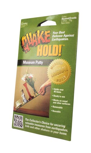Quake Hold Ready America Matte Cream/Neutral Removable Museum Putty 1 lb 1 pk