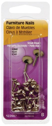 HILLMAN Anchor Wire 7/16 in. Furniture Nickel Stainless Steel Nail Round Head