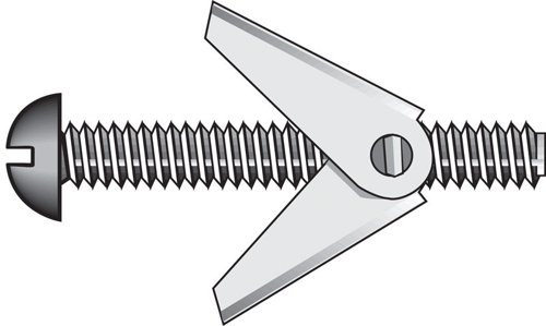 HILLMAN Fas-N- Tite 1/8 in. D X 3 in. L Truss Zinc-Plated Steel Toggle Bolt 1 pk