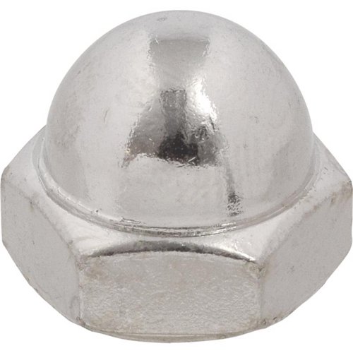 HILLMAN 10-24 in. Nickel Steel USS Acorn Nut 1 pk