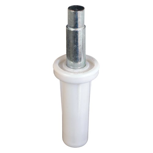 Prime-Line 1/4 in. D X 2.5 in. L Mill White Nylon Pivot 2 pc