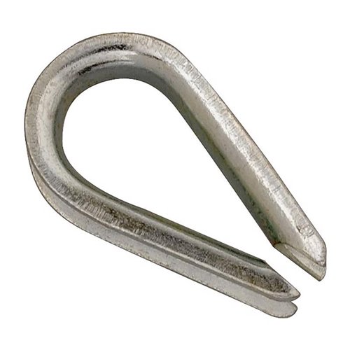 Campbell Electro-Galvanized Zinc 5/16 in. D Wire Rope Thimble 2-3/32 in. L