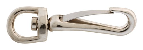 Campbell 3/8 in. D X 2-4/7 in. L Nickel-Plated Zinc Spring Snap 20 lb