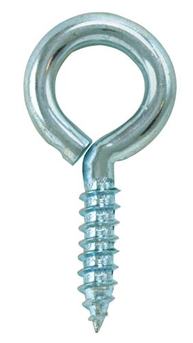 Hampton 3/16 in. D X 1-5/8 in. L Zinc-Plated Steel Screw Eye 60 lb. cap. 50 pk