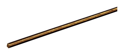 SteelWorks 5/16 in. D X 12 in. L Threaded Brass Rod 1 pk