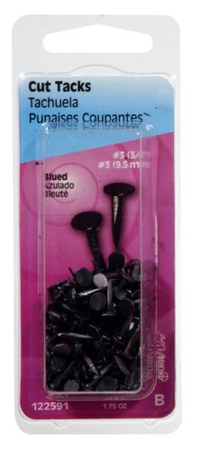 HILLMAN Anchor Wire No. 3 X 3/8 in. L Blue Steel Cut Tacks 1 pk