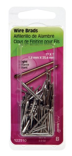 HILLMAN Anchor Wire 17 Ga. X 1 in. L Bright Steel Brad Nails 1 pk 2 oz