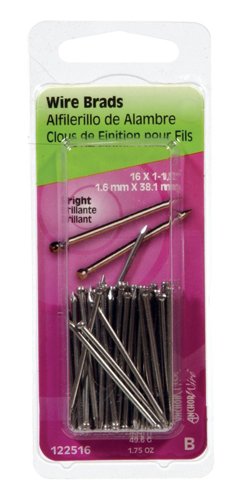 HILLMAN Anchor Wire 16 Ga. X 1-1/2 in. L Bright Steel Brad Nails 1 pk 1.75 oz