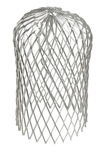 Amerimax 3 in. W X 5 in. L Gray Galvanized Steel Gutter Strainer 1 pk