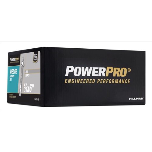 HILLMAN 5/8 in. D X 6 in. L Steel Round Head Wedge Anchor 10 pc