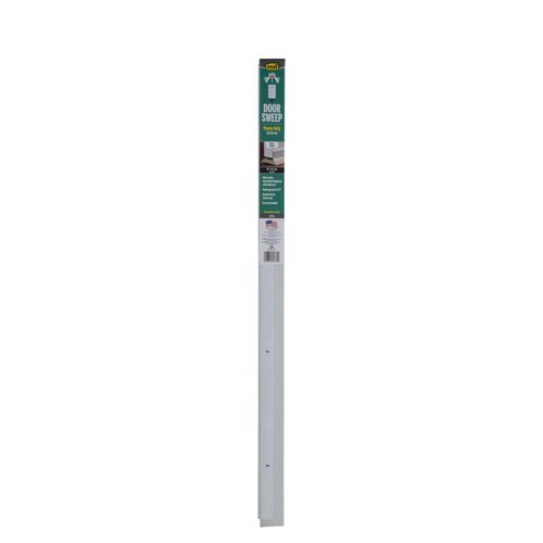 M-D BUILDING PRODUCTS White Aluminum/Vinyl Sweep For Doors 36 in. L X 2.13 in.