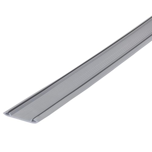 M-D BUILDING PRODUCTS 0.75 in. H X 3 in. W X 36 in. L Aluminum/Vinyl Low Threshold Silver