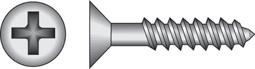 HILLMAN No. 6 X 1-1/2 in. L Phillips Black Phosphate Twin Thread Cabinet Screws 1 pk