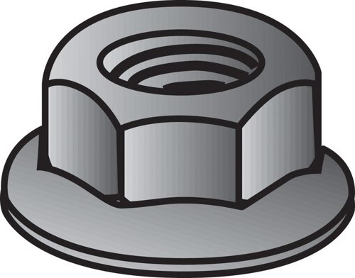 HILLMAN 1/4 in. Zinc-Plated Steel USS Whiz Lock Nut 1 pk