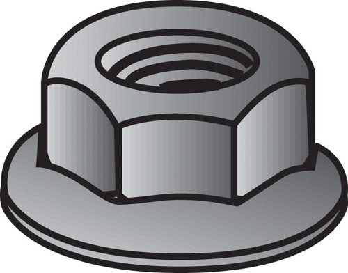HILLMAN 5/16 in. Zinc-Plated Steel USS Whiz Lock Nut 1 pk