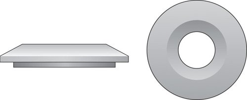 HILLMAN Zinc-Plated Steel 1/4 in. Bonded Neoprene Washer 1 pk