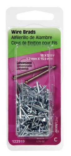 HILLMAN 18 Ga. X 5/8 in. L Electro Galvanized Steel Brad Nails 1 pk 1.75 oz