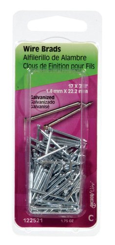 HILLMAN 17 Ga. X 7/8 in. L Electro Galvanized Steel Brad Nails 1 pk 1.75 oz