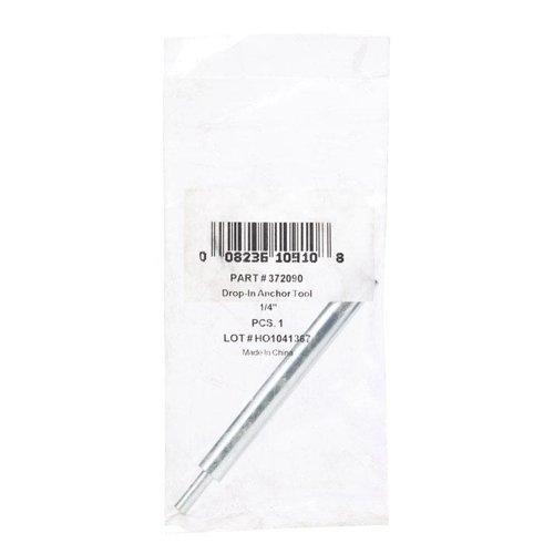 HILLMAN 1/4 in. D X 4.125 in. L Carbon Steel Round Head Setting Tool Drop-In Anchor 1 pk
