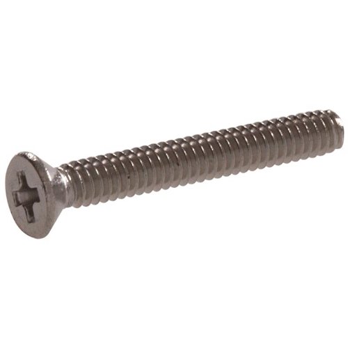 HILLMAN No. 10-32 Ga. X 1-1/4 in. L Phillips Flat Head Stainless Steel Machine Screws 1 lb 1 pk