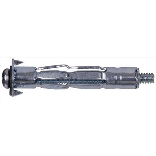 HILLMAN 3/16 in. D X 2 1/4 in. L Steel Pan Head Hollow Wall Anchors 2 pk