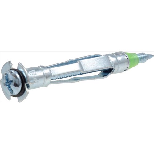 HILLMAN 1/8 in. D X 1/8 LS in. L Steel Pan Head Drive Wall Anchors 2 pk