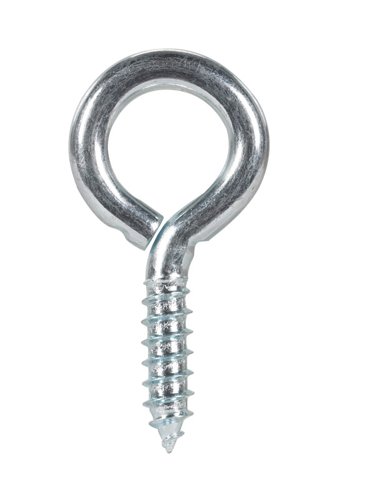 Hampton 3/8 in. D X 2-7/8 in. L Zinc-Plated Steel Screw Eye 250 lb. cap. 1 pk