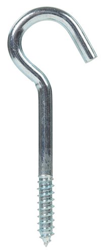 Hampton Small Steel 5 in. L Ceiling Hook 200 lb 1 pk