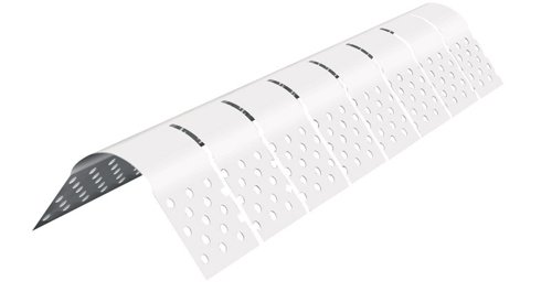 Amerimax .75 in. W X 10 ft. L PVC Bullnose Corner Bead