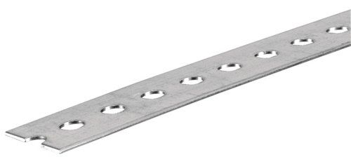 SteelWorks 0.07 in. X 1.38 in. W X 36 in. L Steel Slotted Flat Bar