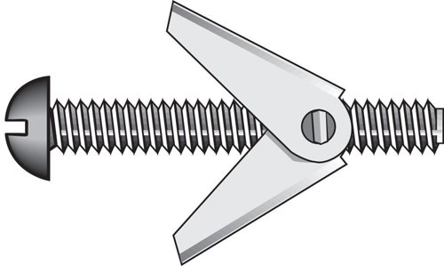 HILLMAN 1/8 in. D X 2 in. L Truss Steel Toggle Bolt 50 pk