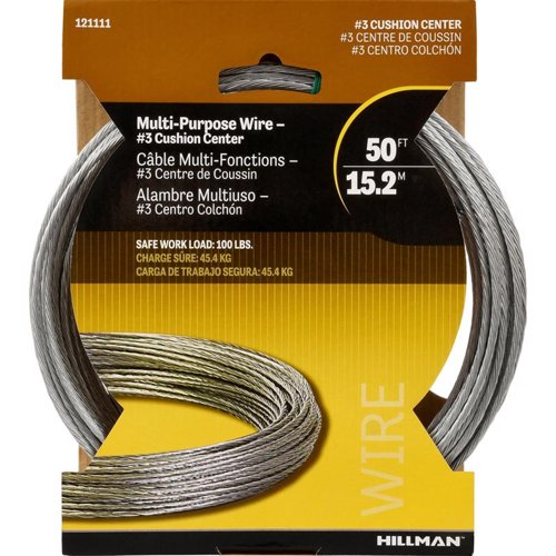 HILLMAN 50 ft. L Galvanized Steel 19 Ga. Wire