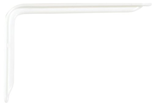 Knape & Vogt John Sterling White Steel Decorative Bracket 12 Ga. 12 in. L 125 lb