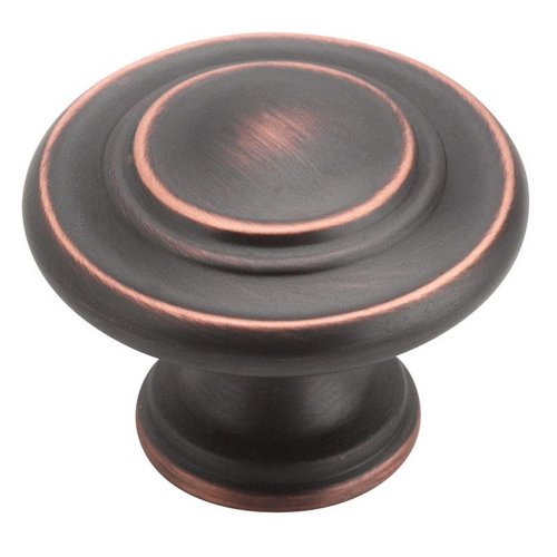 Amerock Round Cabinet Knob 1-5/16 in. D 1 in. Oil Rubbed Bronze 1 pk