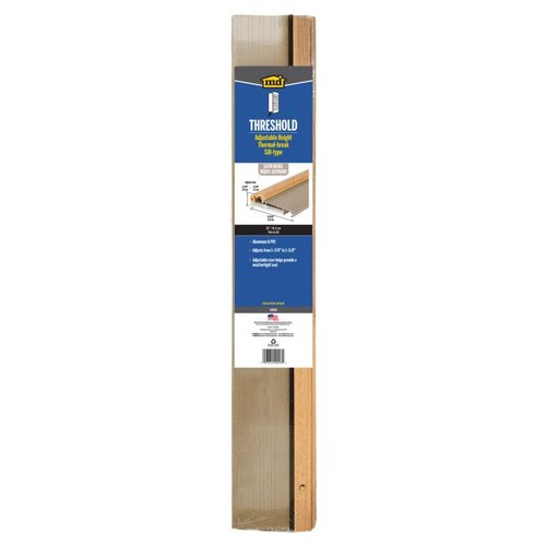 M-D BUILDING PRODUCTS 1.38 in. H X 4.56 in. W X 36 in. L Aluminum Thermal Break Threshold