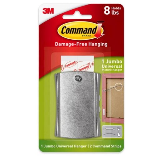 3M Command Silver Picture Hanger 8 lb 1 pk