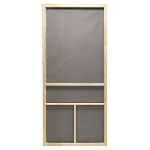 Precision 80-1/2 in. H X 32 in. W Dogwood Natural Wood Wood Screen Door