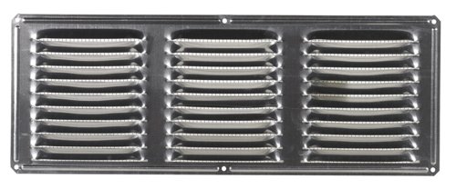 Air Vent 6 in. H X 16 in. L Mill Aluminum Undereave Vent