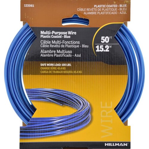 HILLMAN 50 ft. L Coated Plastic 19 Ga. Wire