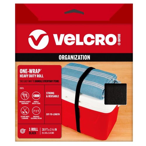VELCRO Brand ONE-WRAP Extra Large Nylon Strap 360 in. L 1 pk