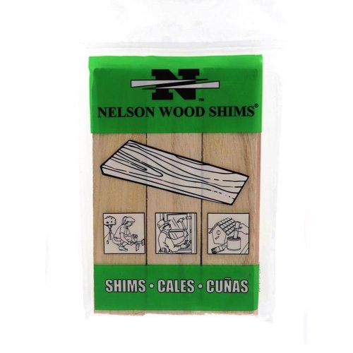 Nelson 1.5 in. W X 6 in. L Wood Shim 9 pk
