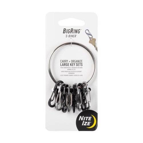 Nite Ize BigRing 2 in. D Stainless Steel Silver Loop Key Ring