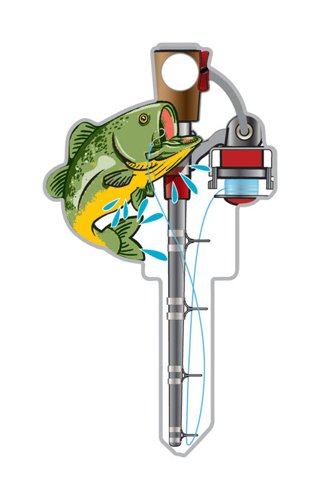 Lucky Line Key Shapes Fishing House Key Blank 68 SC1 Single For Schlage Locks
