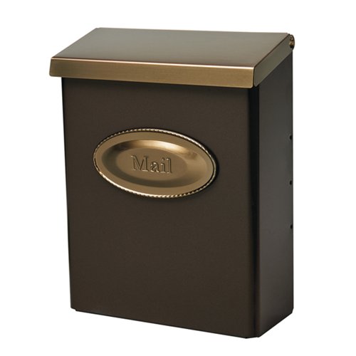 Architectural Mailboxes Designer Classic Galvanized Steel Wall Mount Venetian Bronze Mailbox