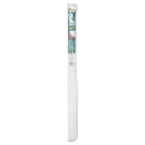 M-D BUILDING PRODUCTS White Aluminum Sweep For Doors 36 in. L X 2.5 in.