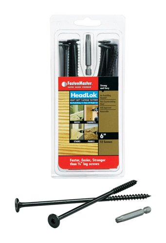 FastenMaster HeadLok 6 in. L Spider Epoxy Coarse Wood Screws 12 pk