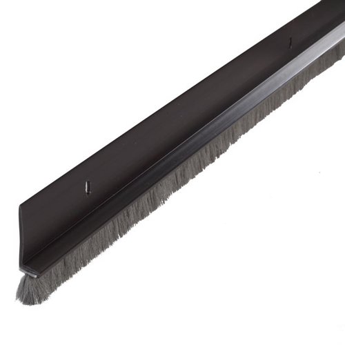 M-D BUILDING PRODUCTS Brown Vinyl Brush Sweep For Doors 36 in. L X 1.5 in.