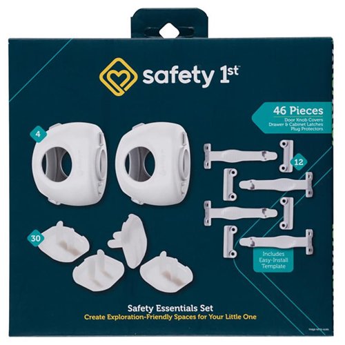Safety 1st White Plastic Childproofing Kit 46 pc