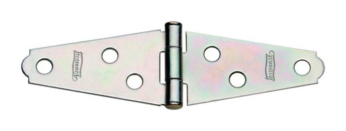 National Hardware 2 in. L Zinc-Plated Light Strap Hinge 2 pk